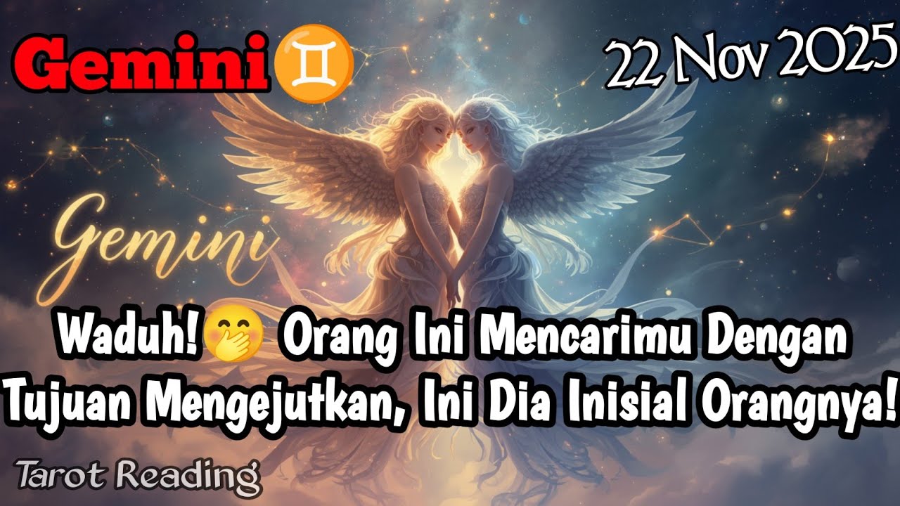 Gemini♊ Waduh!🤭 Orang Ini Mencarimu Dengan Tujuan Mengejutkan 2025 - Mata Zodiak
