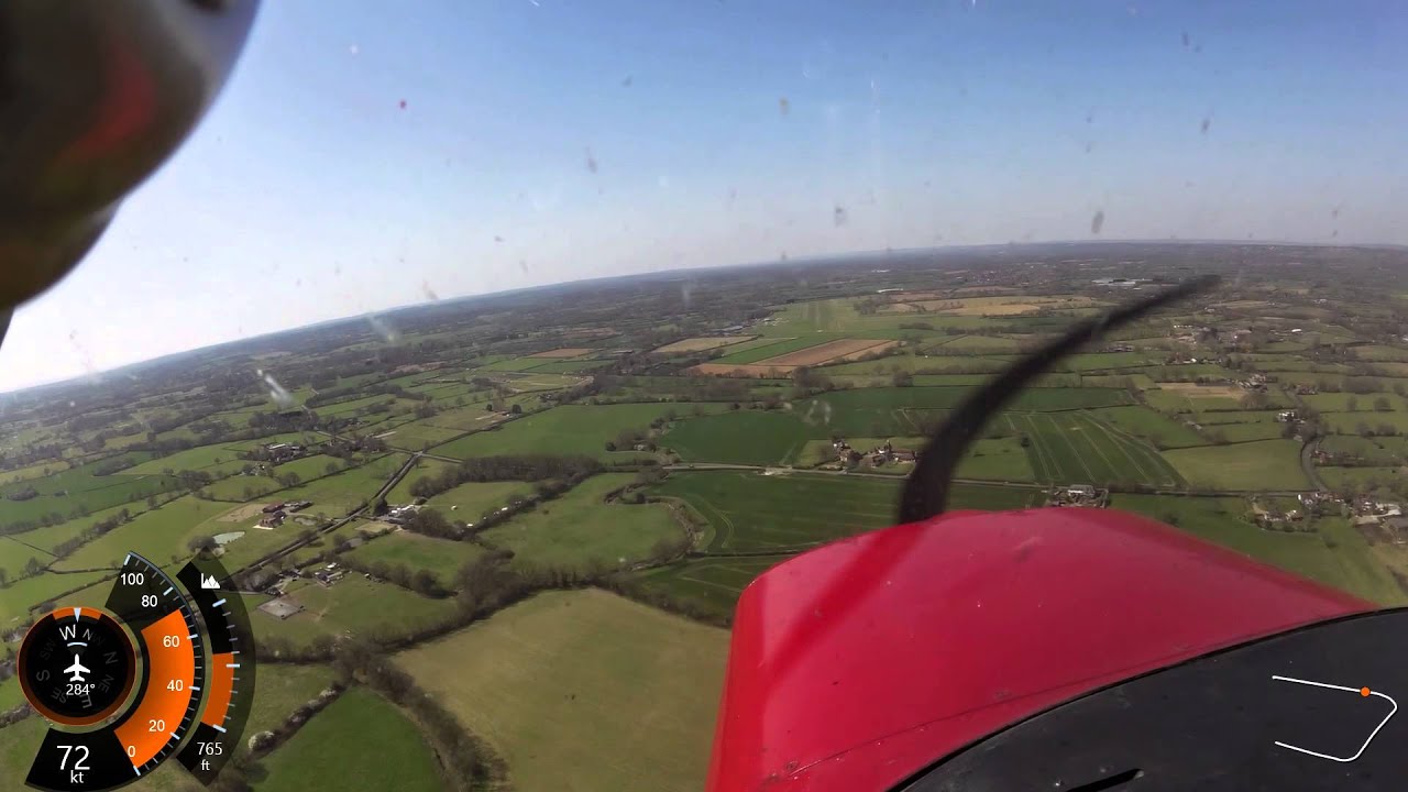 Landing at Headcorn Aerodrome