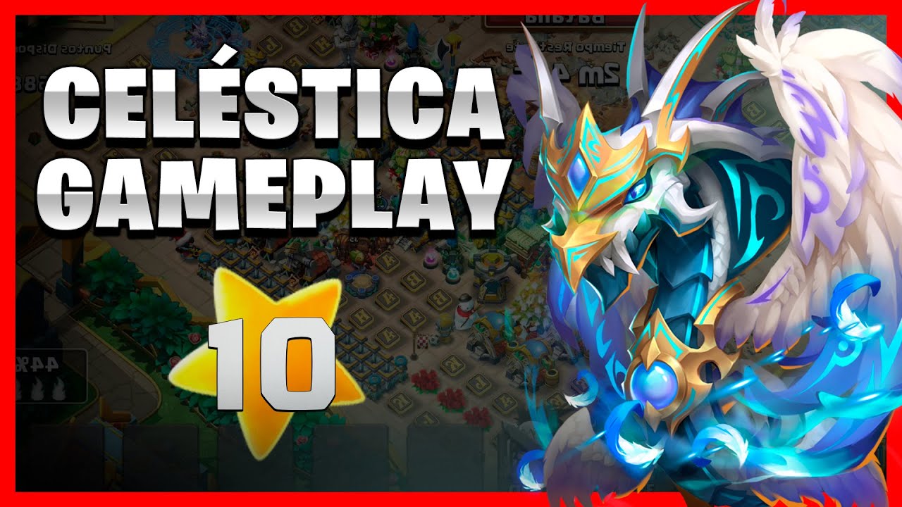 Castle Clash - Celestica Gameplay TEST Lvl 200 😱