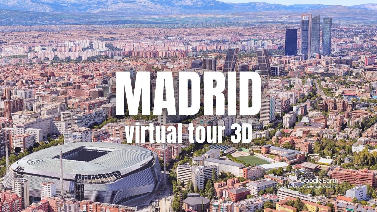 Ciudad de MADRID Desde El Cielo - Espa&ntilde;a