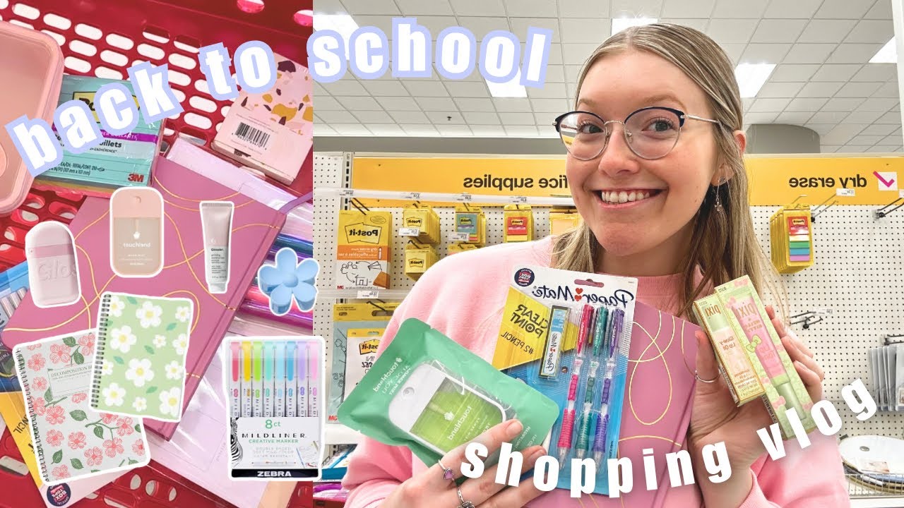 SCHOOL SUPPLIES SHOPPING VLOG ✏️✨| shop with me for back to school essentials
