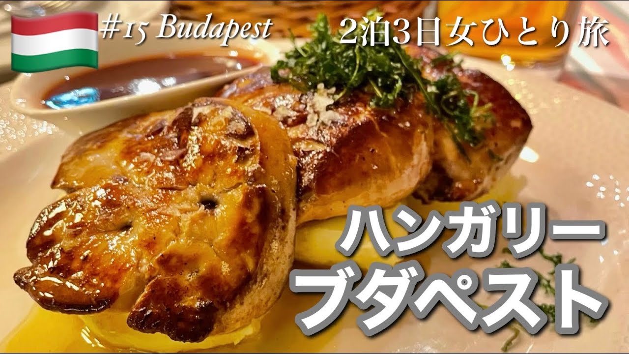 【中欧5カ国周遊】安くて美味い世界一のフォアグラ大国！ブダペストで食べるべきハンガリー料理5選🇭🇺おひとりさまにもおすすめのレストラン｜2泊3日で巡る！ハンガリーの美しい首都ブダペスト観光ガイド