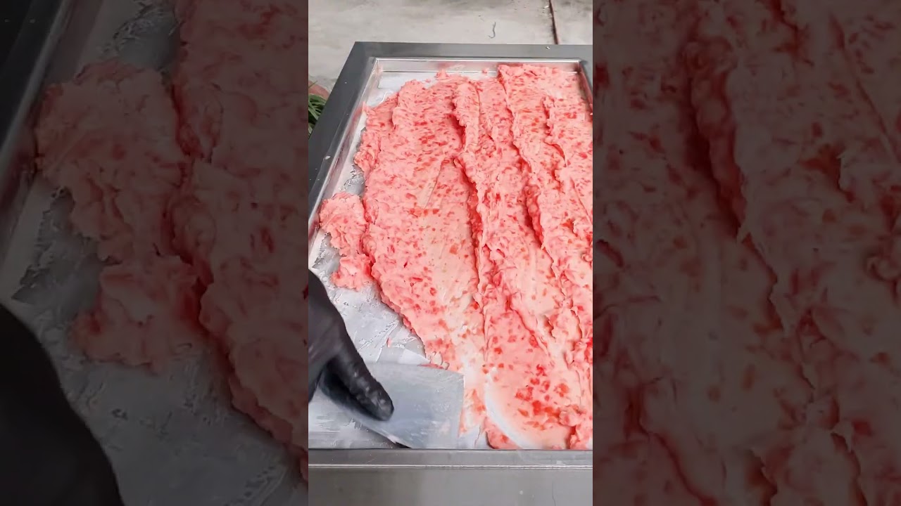 Прохладное мороженое Watermelon Street для жарких дней #сытно #мороженое #уличнаяеда #арбуз