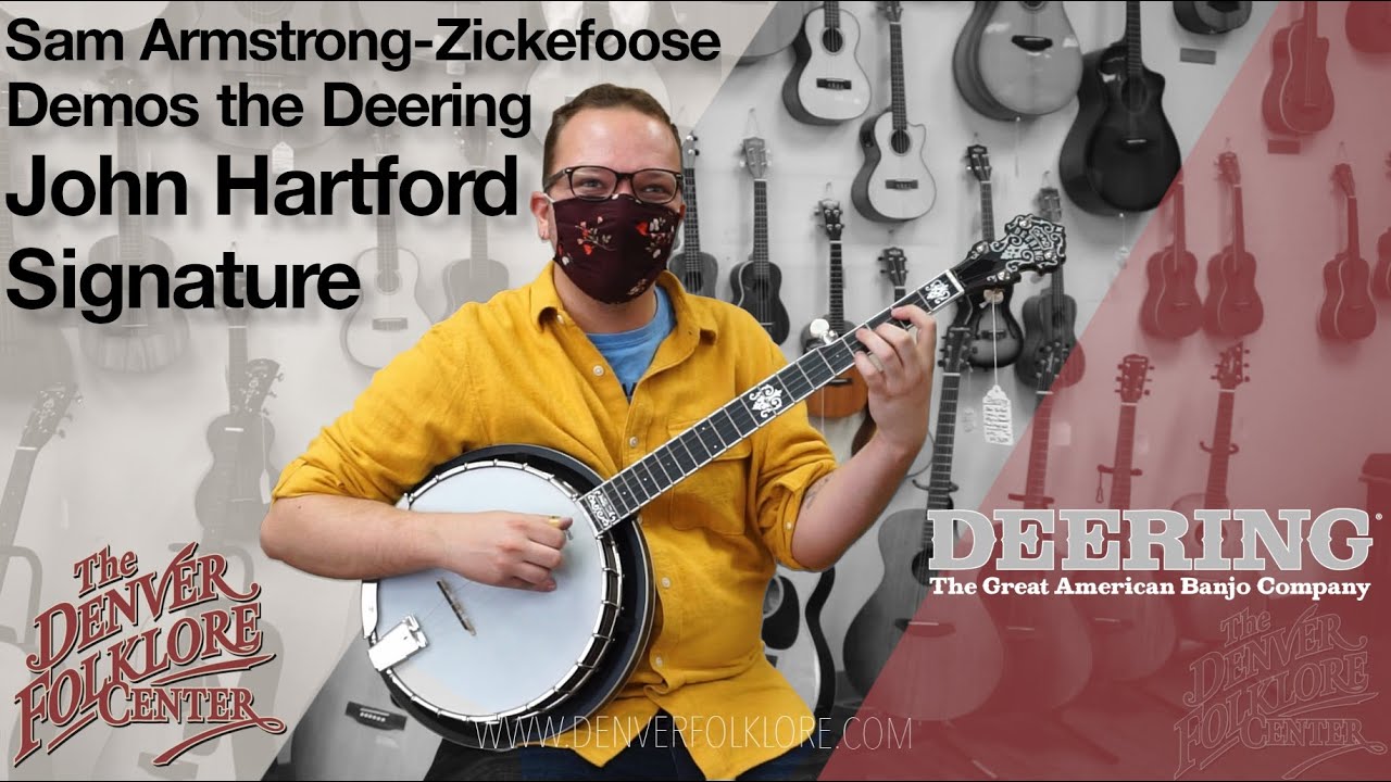 Friends of the Folklore Center: Sam Armstrong-Zickefoose Plays Deering John Hartford Signature Banjo