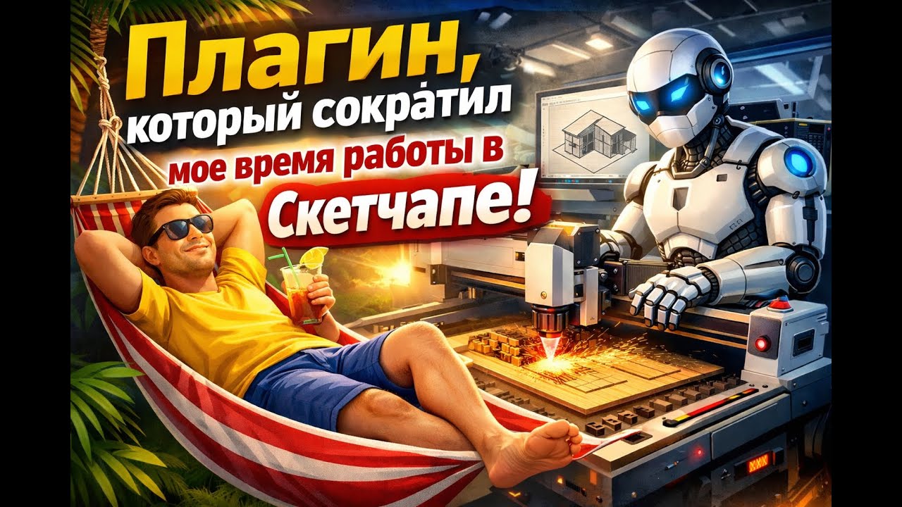 Ускоренная подготовка файлов для ЧПУ в SketchUp