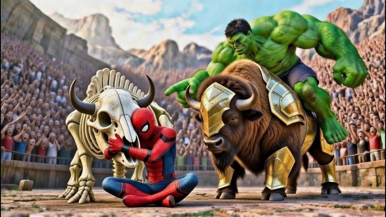 🐺🕷️Spider-Man Wins the Legendary BiSon Racing Championship - The Ultimate Racing Challenge