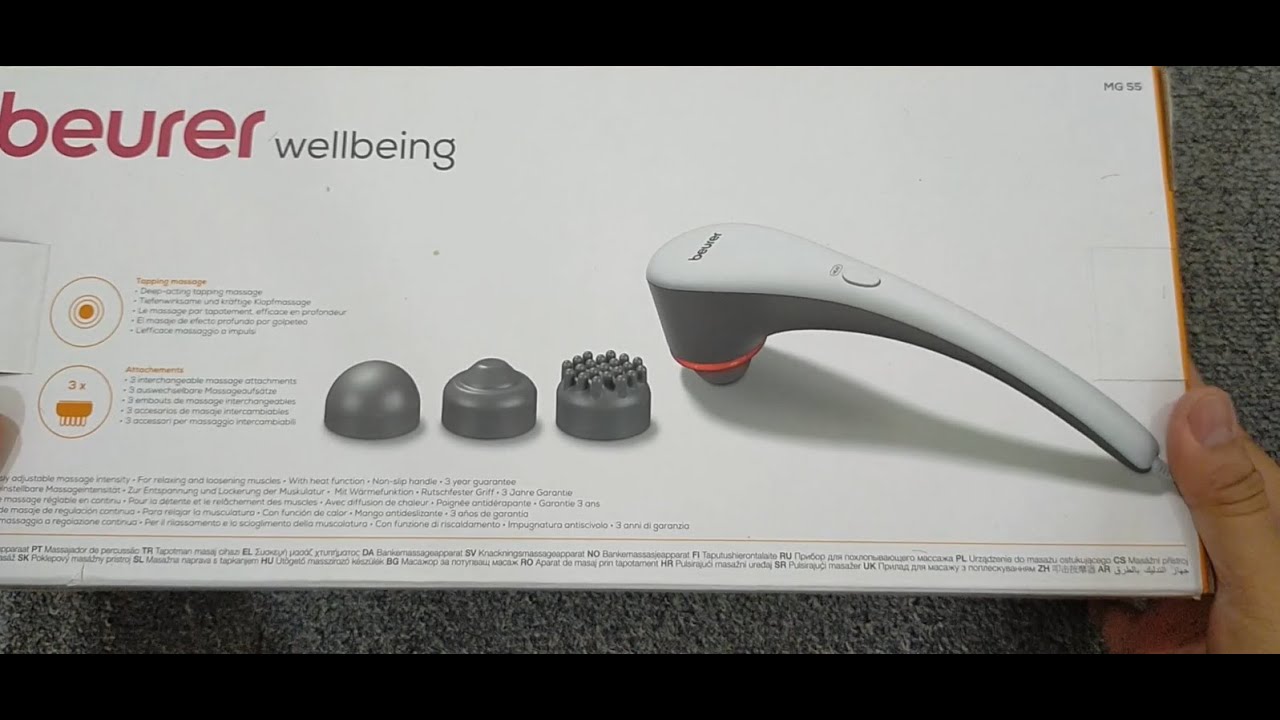 Beurer MG55 Tapping Massager with Infrared Heat - Unboxing & Testing