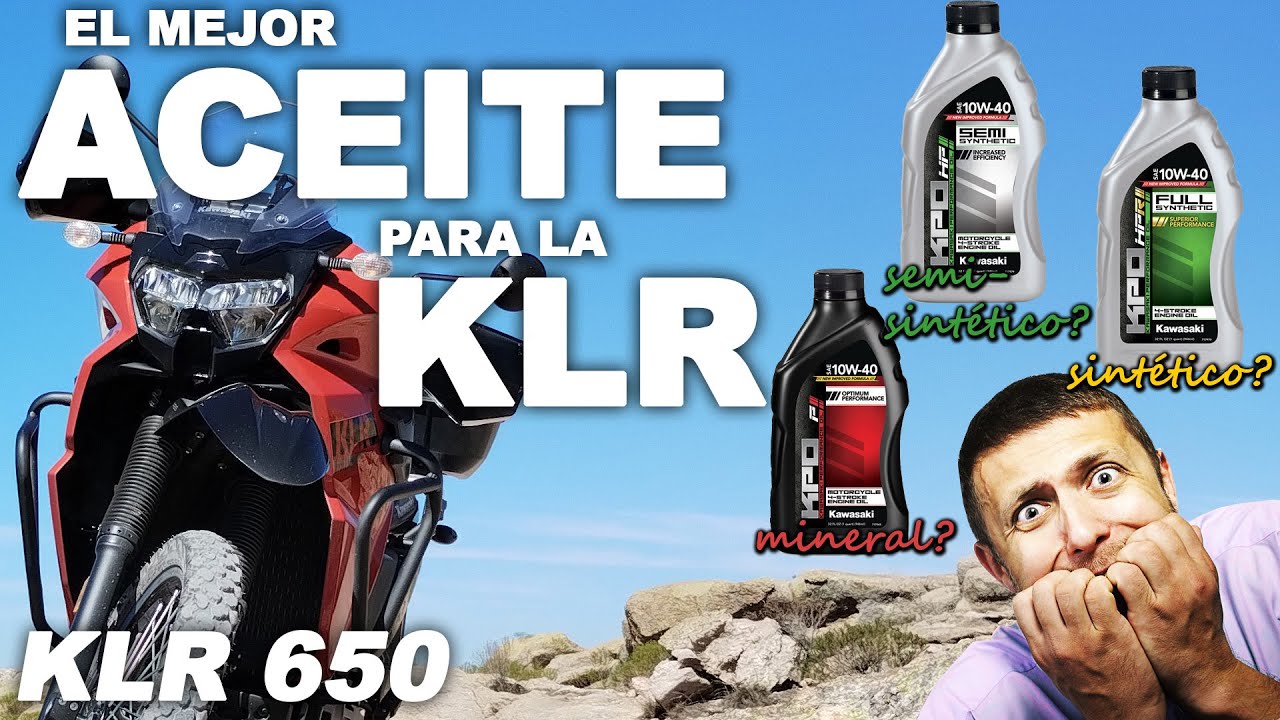 Kawasaki KLR 650 (gen 3): Aceite Mineral, Semi o Sintético? 🛢️