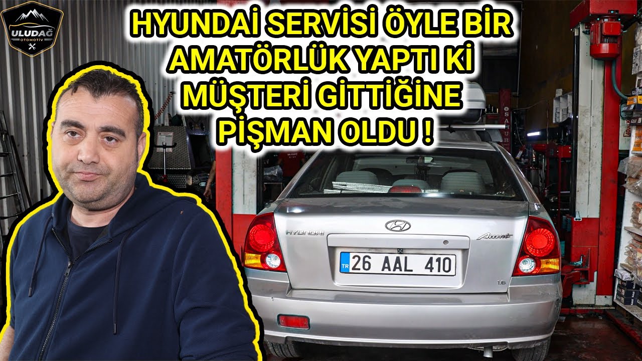 20 GÜN ÖNCE SİLİNDİR KAPAK CONTASI DEĞİŞEN ARABA YAĞ KAÇIRIYOR! (Hyundai Accent 1.6 Motor)