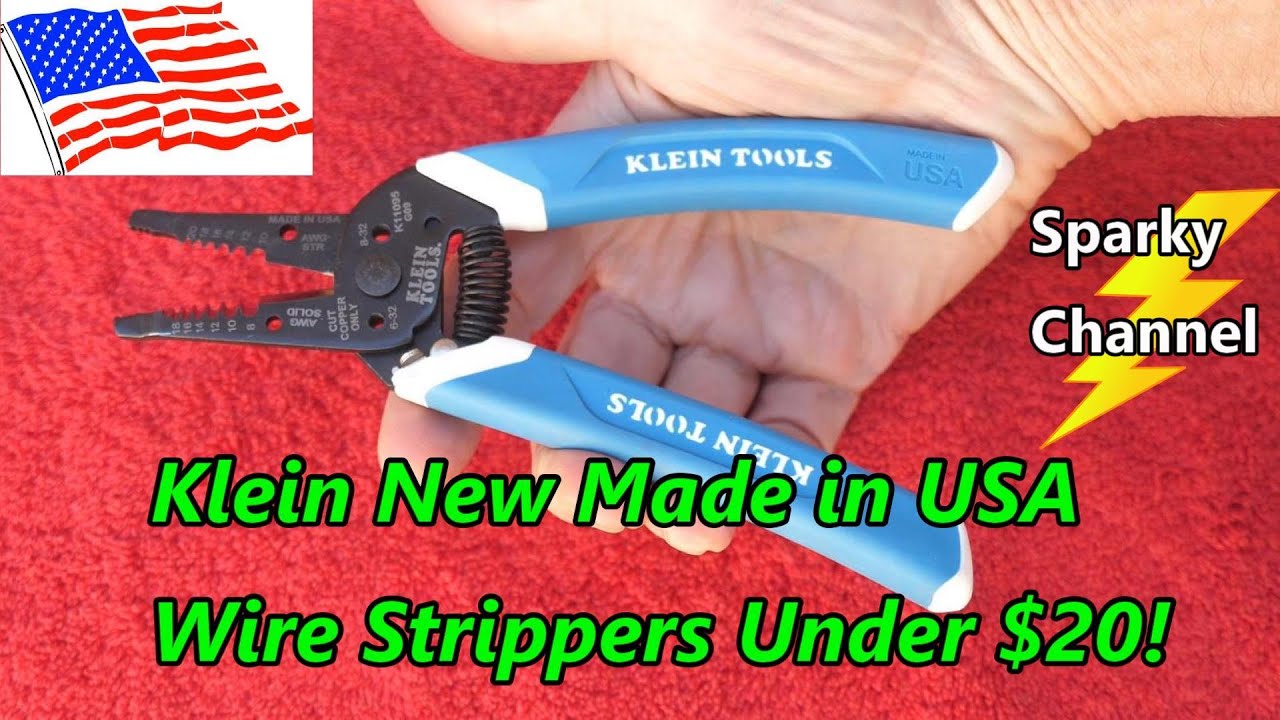 Klein New Made in USA Wire Strippers Under $20! Model # K11095