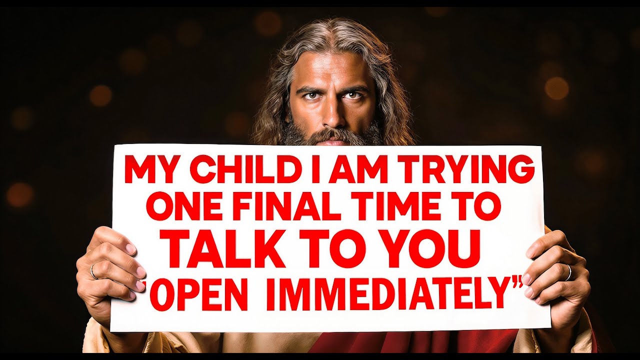 🔴GOD SAYS- MY CHILD I'M TRYING ONE FINAL TIME TO TALK TO YOU | Gods message | Gods Support Today