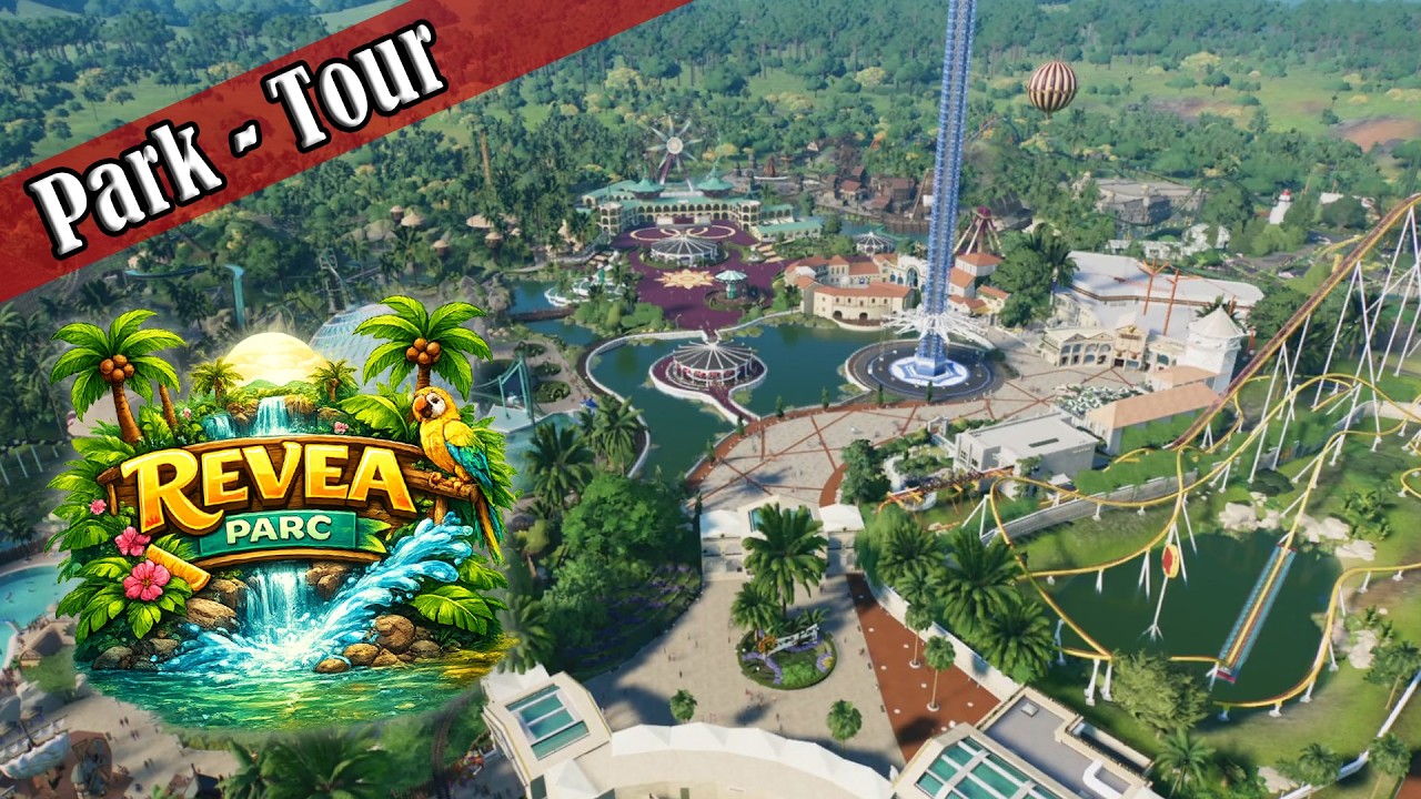 Amazing Themepark! Revea Parc | Planet Coaster 2 (made by Gary Hopson) [Park-Tour]