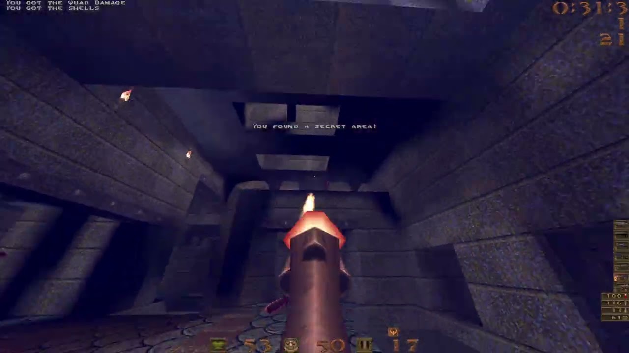 Quake - Nightmare 100% Marathon of episode 3 by Muty in 10:03 (48s improvement)