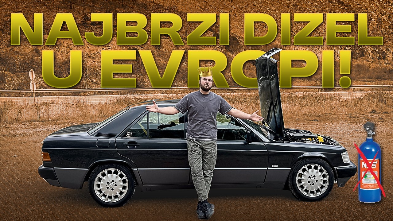OLDTAJMJER KOJI JE BRŽI OD FERRARI-a! EVO KAKO! 500HP MERCEDES 190D