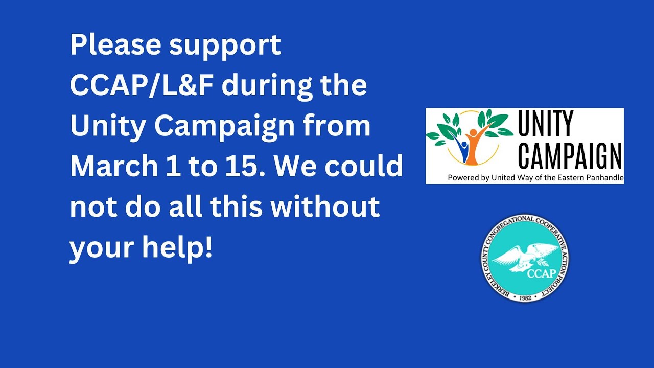 CCAP/L&F's 2025 Unity Campaign
