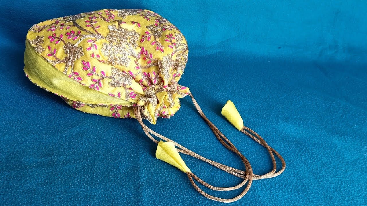 How to make potli bag at home | potli bag design | Potli Batua stitching