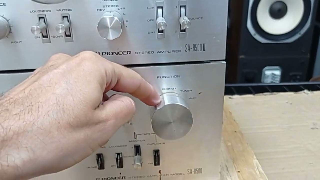 Pioneer SA-8500 y Pioneer SA-8500MK-II comparativa
