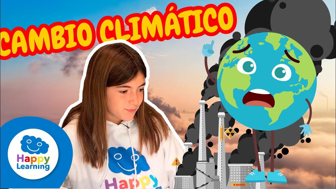 Aprende con Dani CAMBIO CLIMÁTICO | Happy Learning 🌍⚠️ #calentamientoglobal #happylearning
