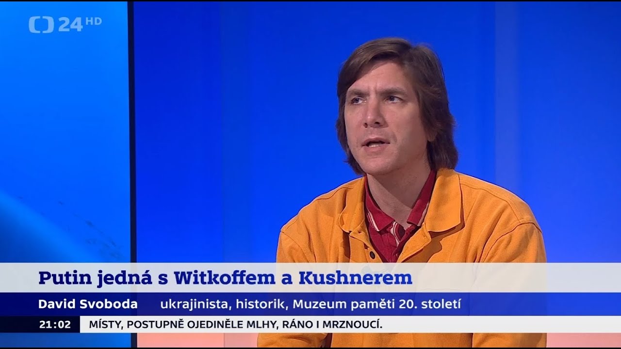 David Svoboda o americko-ruském jednání a „mírovém plánu“ pro Ukrajinu (ČT 24, 90', 2. 12. 2025)