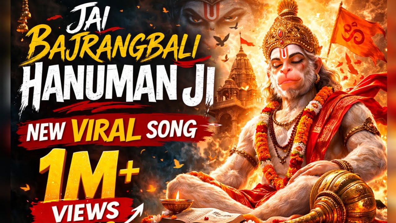 Jai Bajrangbali Hanuman Ji 🔥 New Viral Bhakti Song 2026 | Powerful Hanuman Song | 1M+ Views Soon