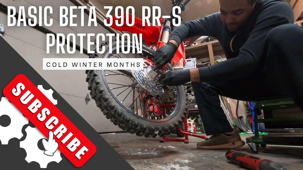 Beta 390 RR-S Front Brake Rotor Guard and On-Board Power