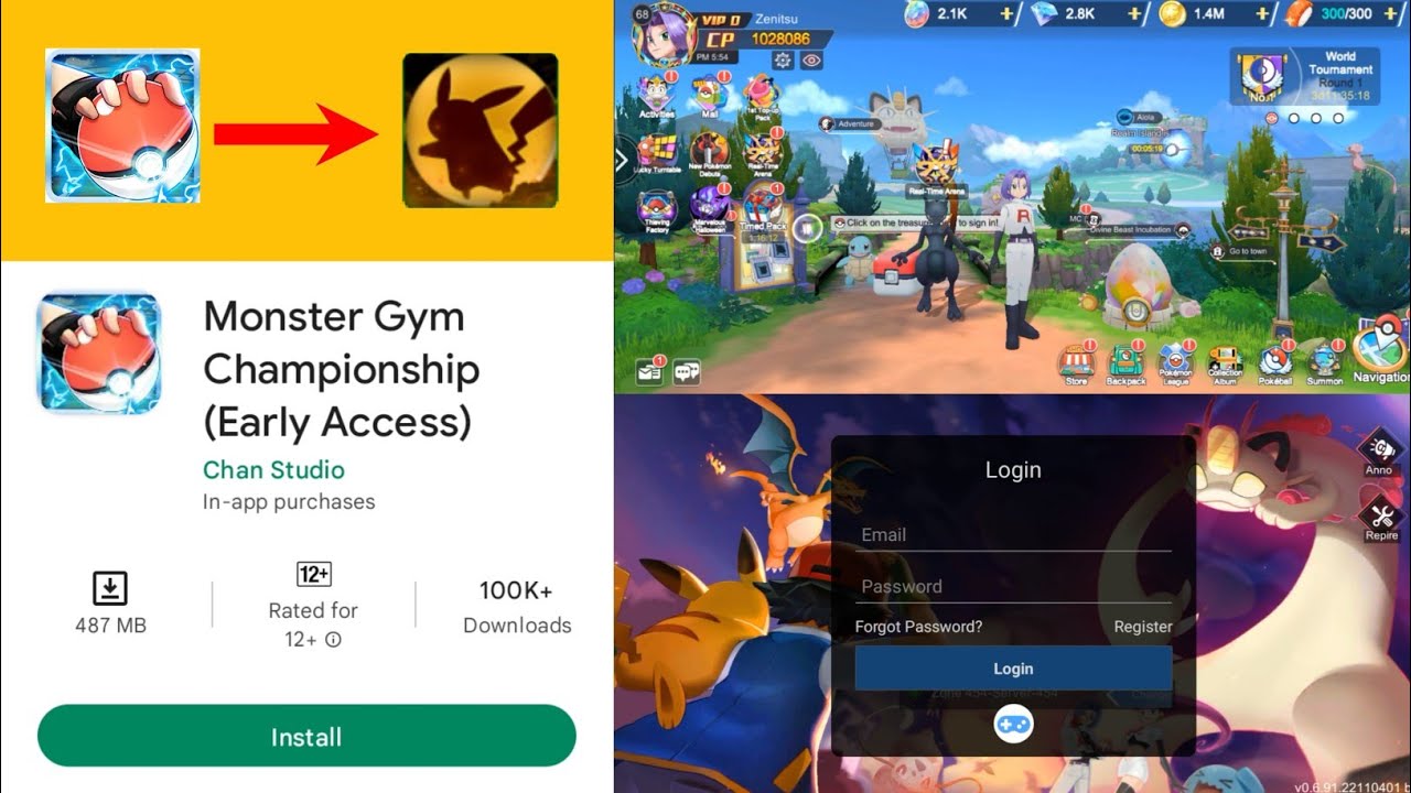 How To Download And Install Monster Gym Championship (Pokeverse World) | New Pokemon Game 2022