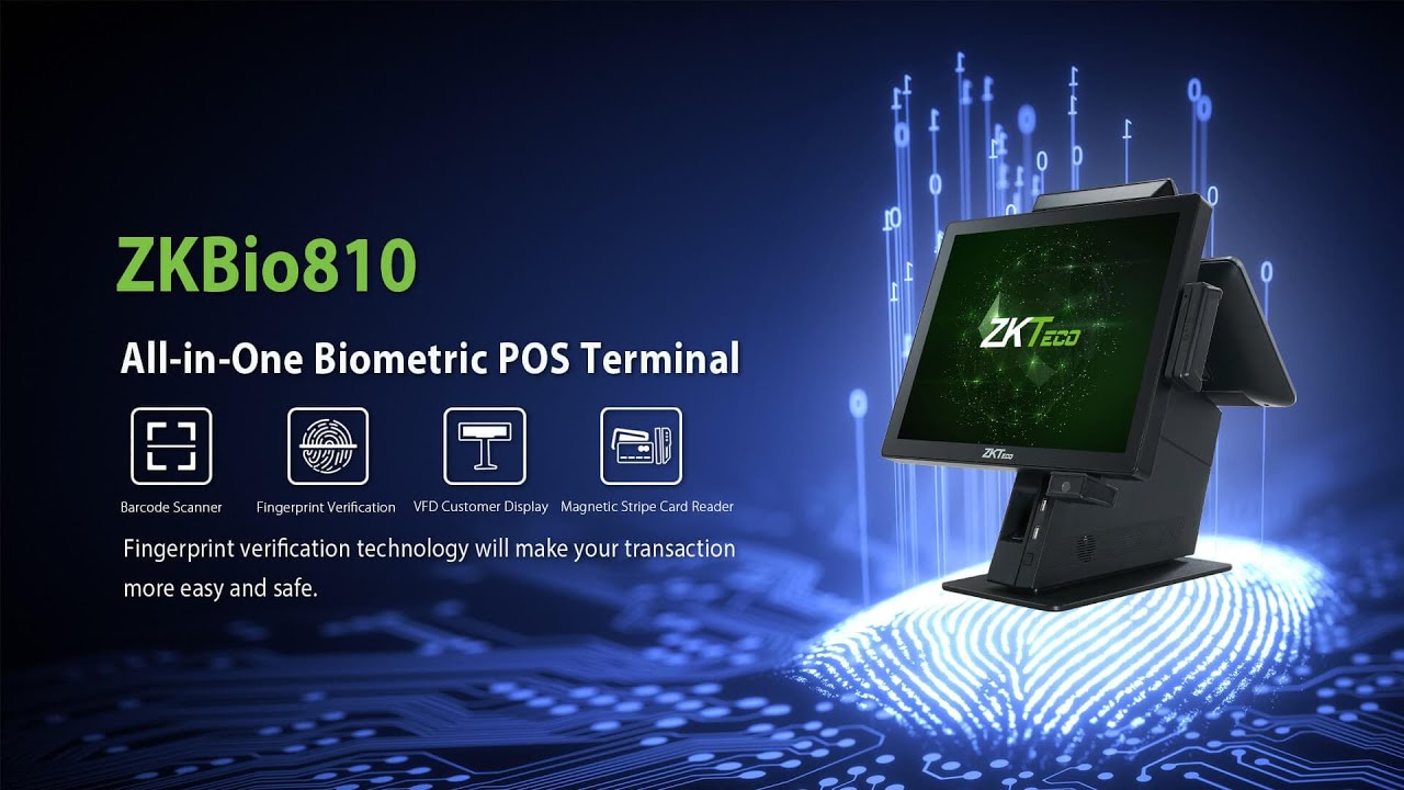 ZKTeco POS Terminal--ZKBio800 series