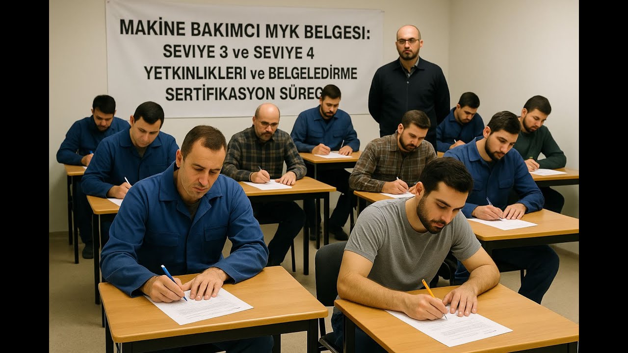 MYK Belgelendirme Sınavları | 2025 Güncel Sınav Takvimi - Metal, Otomotiv,Makine Sektörleri