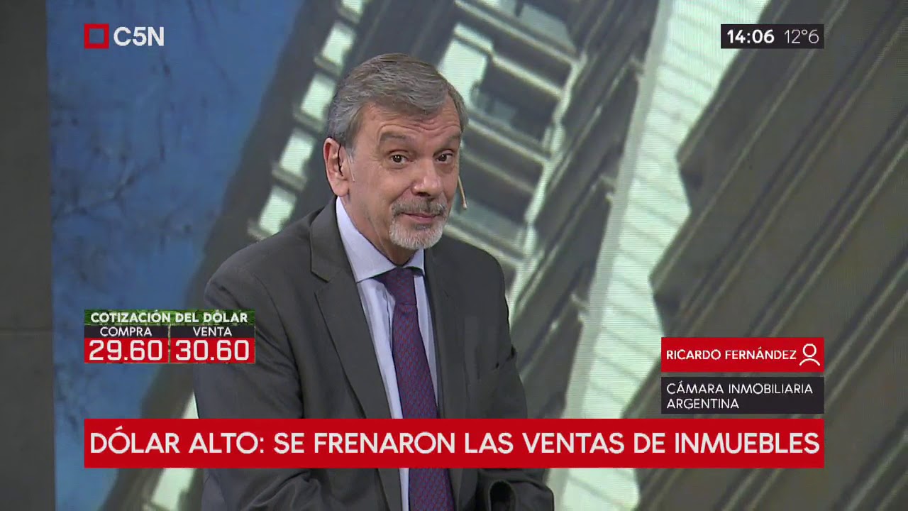D&oacute;lar alto: se frenaron las ventas de inmuebles