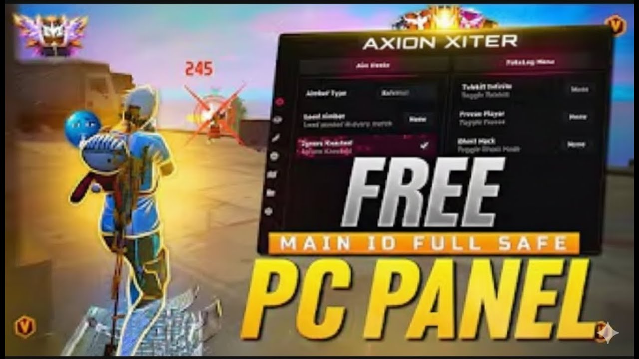 MAIN ID SAFE PC PANEL OB52 💻 || Main Id Safe Setup for PC Panel🎯 || Smooth & Stable Experience