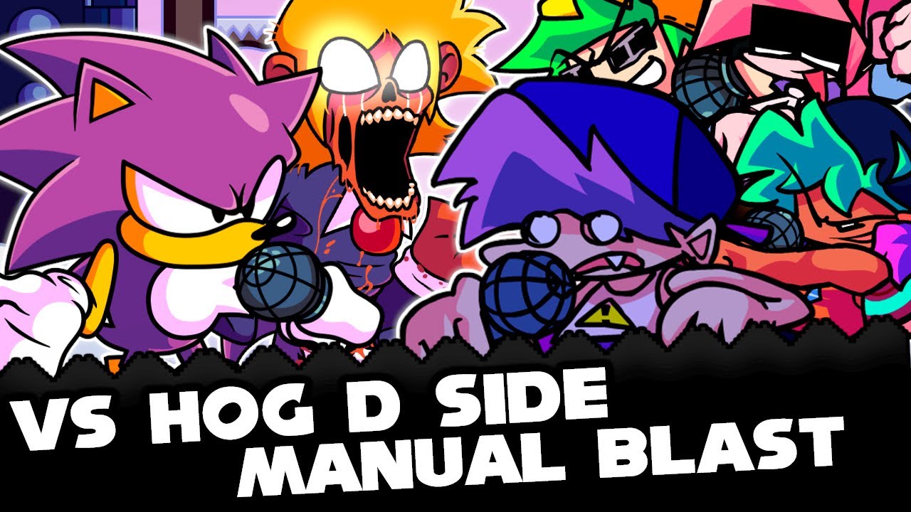 FNF | Vs Hog D Side - D-Sides One Shot: Manual Blast | Mods/Hard/Gameplay |