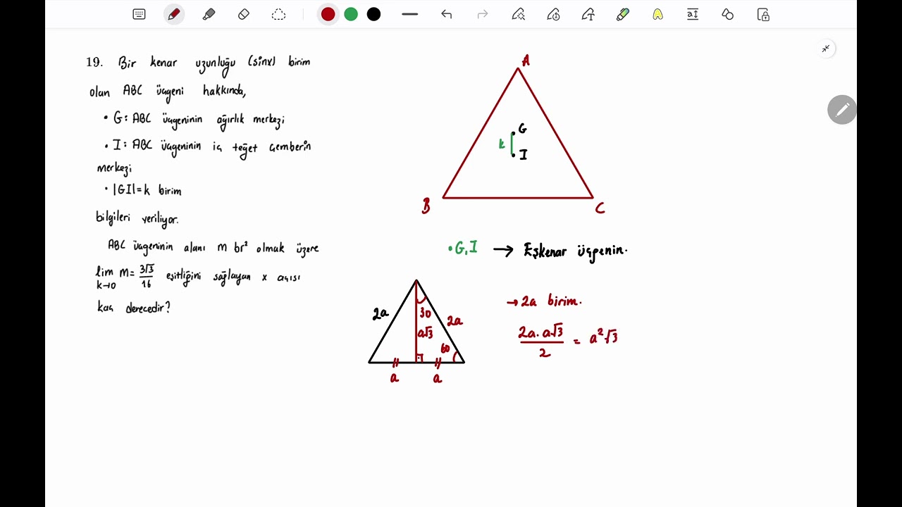 Kendi kaleminizden güzel bir limit sorusu | Geometri bilmiyorsan yapamazsın! 🚨