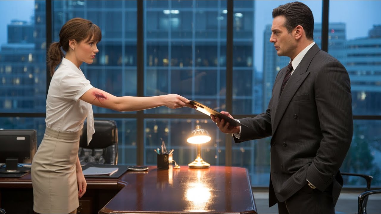 The mafia boss noticed the bruises on his secretary — and that night, her boyfriend disappeared.