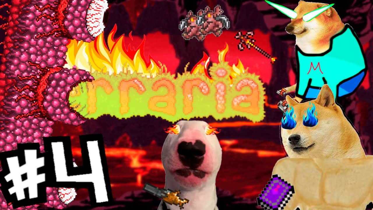🔥el INFIERNO en TERRARIA es una PESADILLA con AMIGOS... 🔥- Terraria Experience Episodio 4