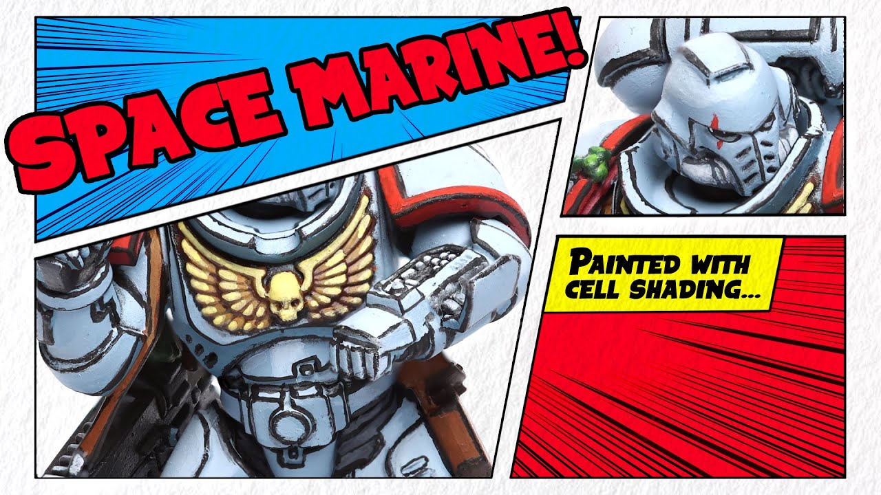 Painting a Cell-Shaded Space Marine | Random Astartes #2