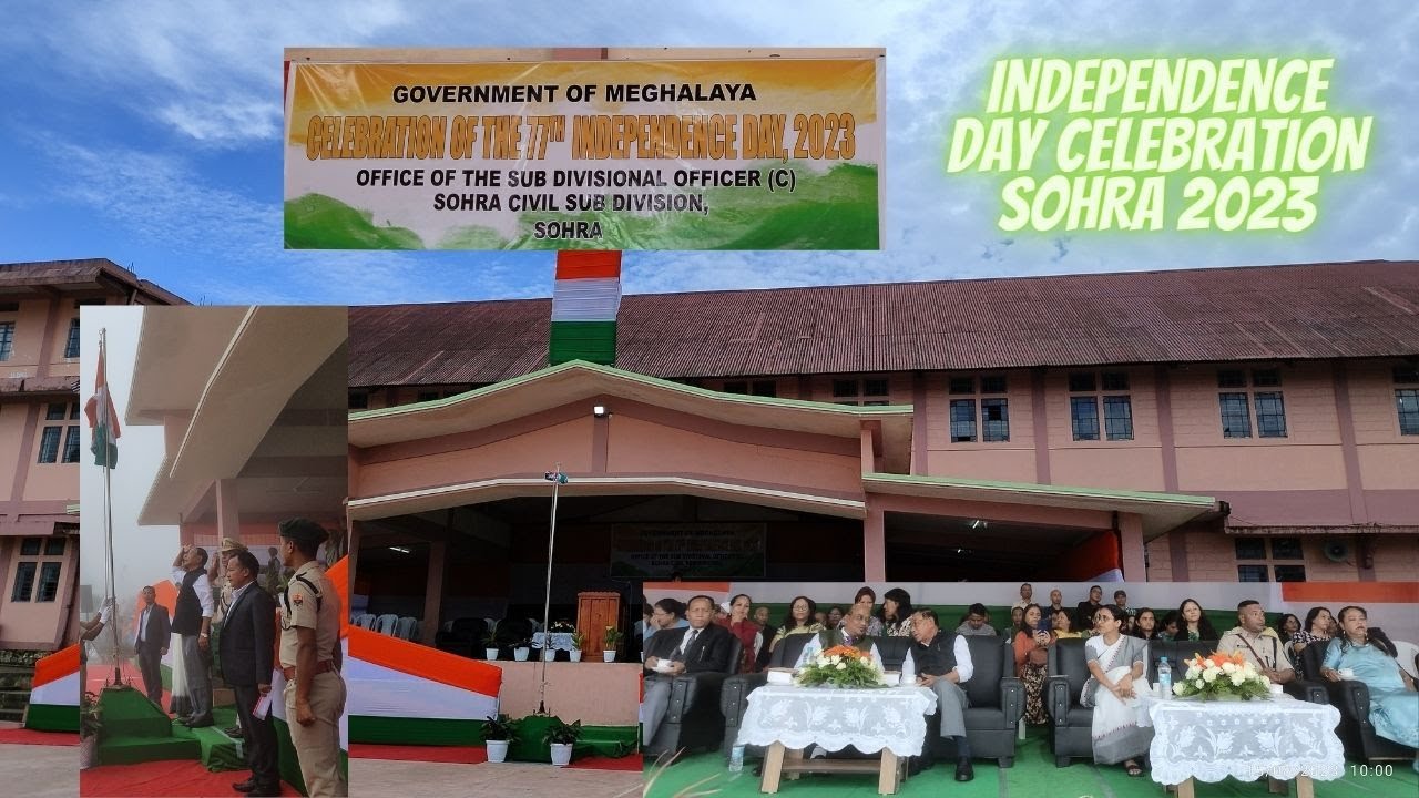 77th Independence Day Celebration in Sohra| Cherrapunji| Azadi ka amrit mahotsav 2023
