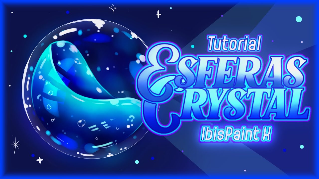🌟TUTORÍAL🌟CÓMO HACER ESFERAS DE CRYSTAL EN IBISPAINT X | BOMINOCHOI