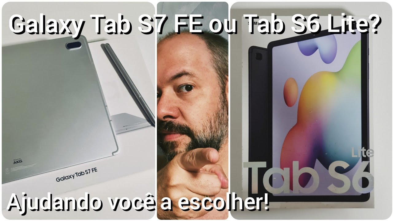 Galaxy Tab S7 FE ou Tab S6 Lite? Ajudando você a escolher!!