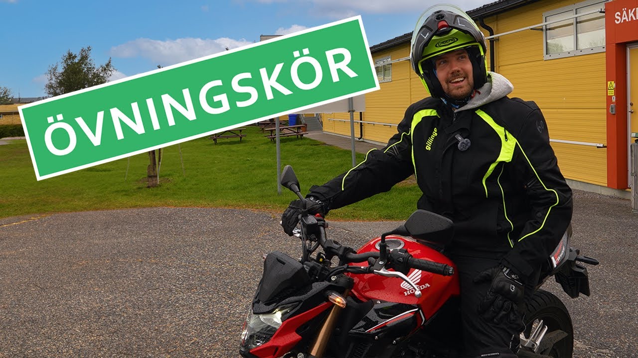 MIN FÖRSTA MOTORCYKEL KÖRLEKTION! *vägen till MC-körkort del 03*