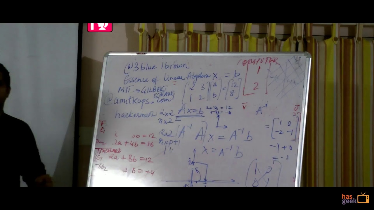 Visual Linear Algebra : HasGeek Open House #87