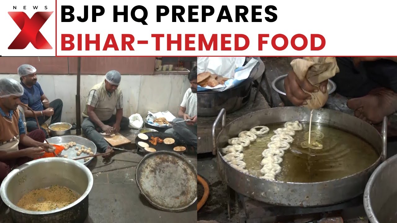BJP HQ in Delhi Prepares Litti Chokha, Jalebi as Bihar Counting Begins | Bihar Election Result 2025