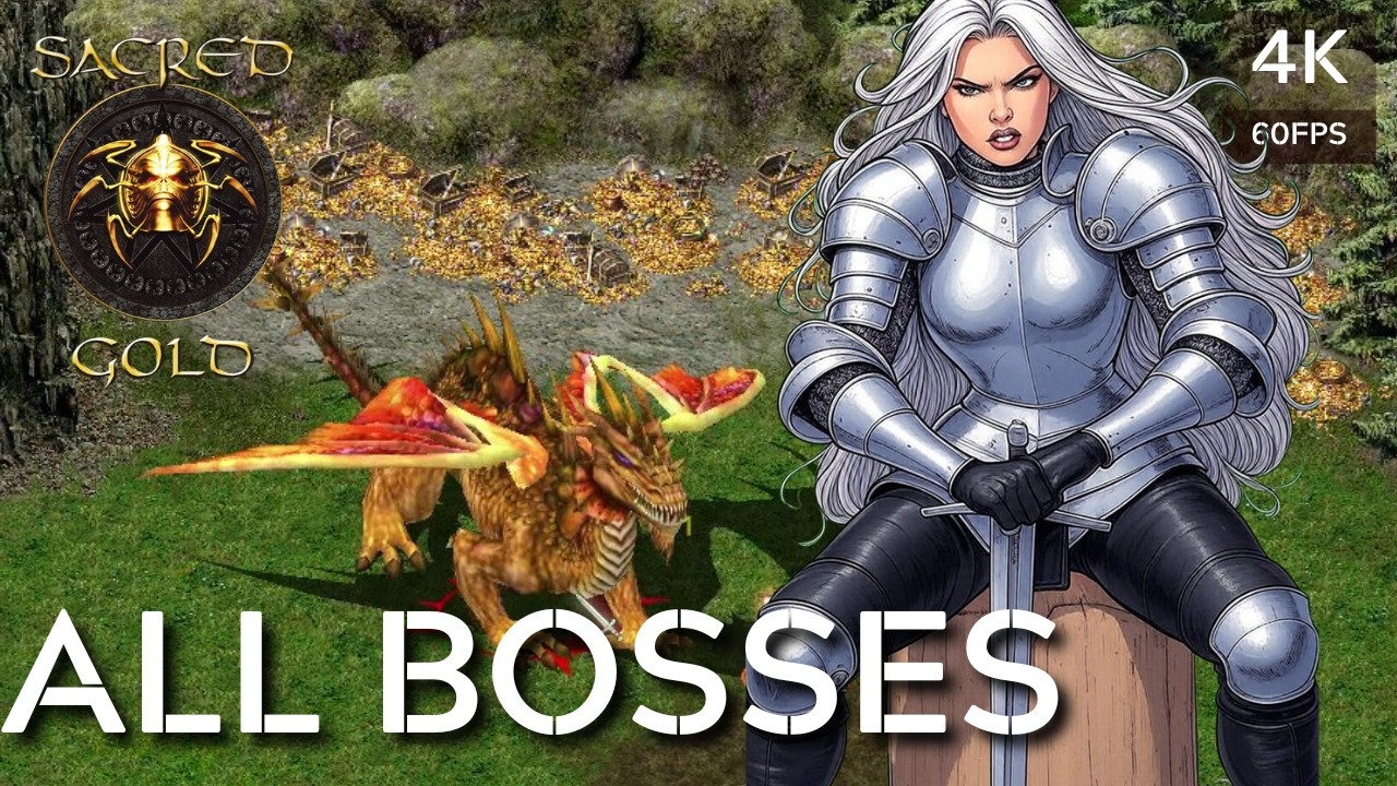 Sacred Gold - Vampiress All Bosses [4K60FPS] No Commentary