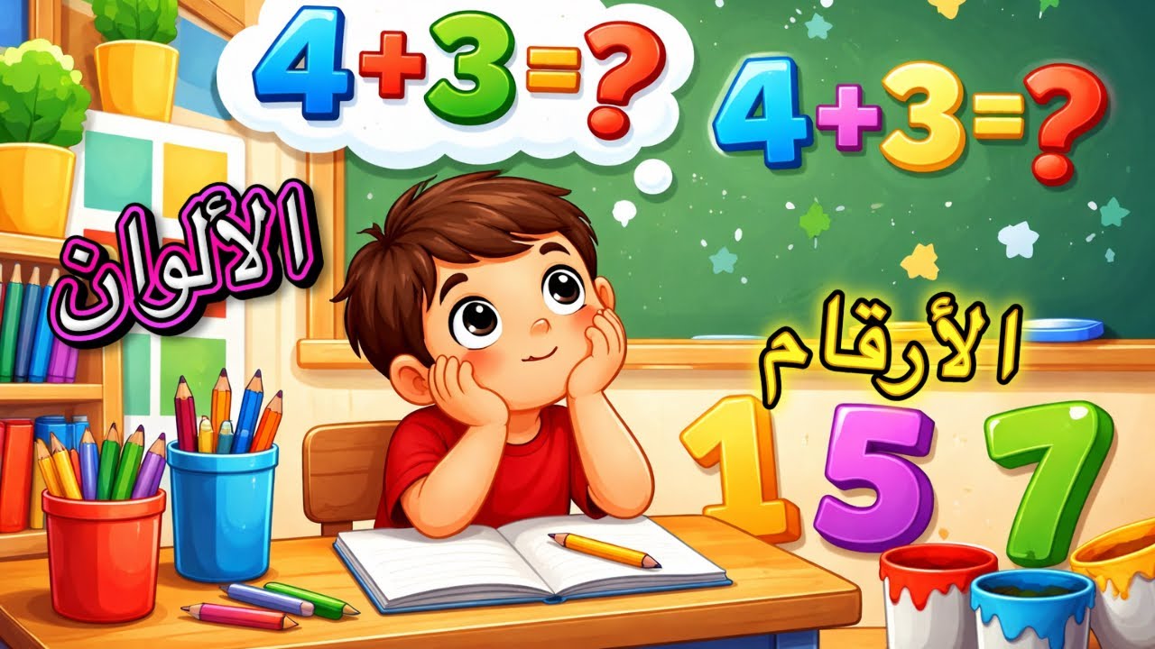 🔢 اختبر ذكاء طفلك | تحدي الأرقام والألوان للأطفال 🧠