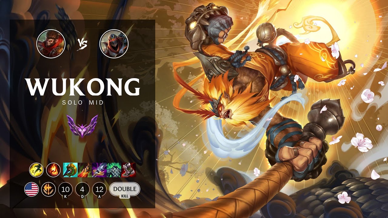 Wukong Mid vs Zed - NA Master Patch 12.7
