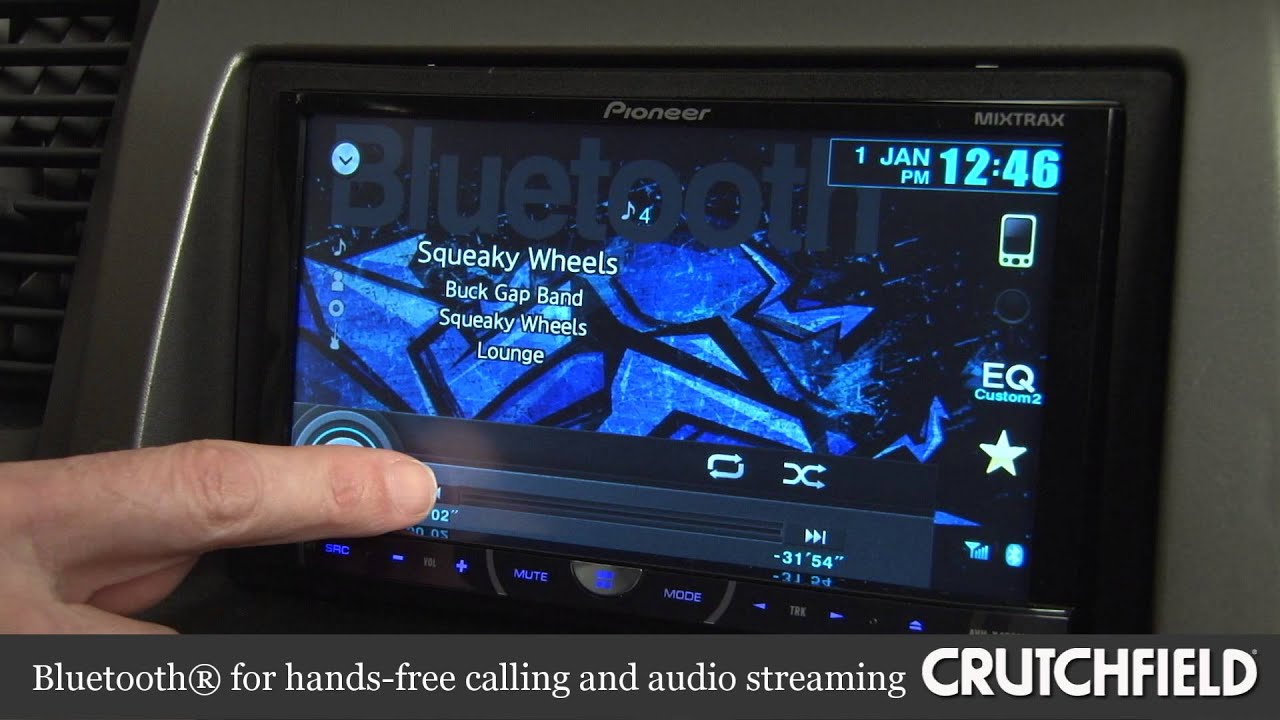 Pioneer AVH-X4500BT Car DVD Receiver Demo | Crutchfield Video