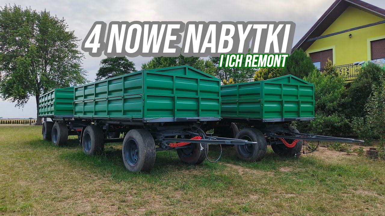 4 Nowe Nabytki i ich remont👉remont przyczep HL 🔥🇵🇱