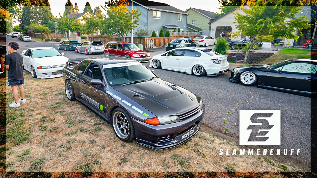 Автомобили Stance заполняют улицы на Slammedenuff Portland 2022