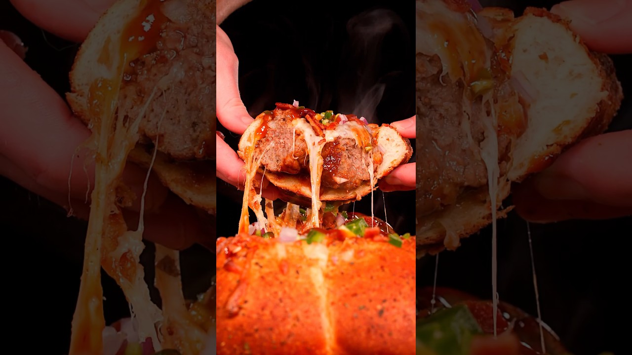 BBQ Meatball Bread Boat 🥖