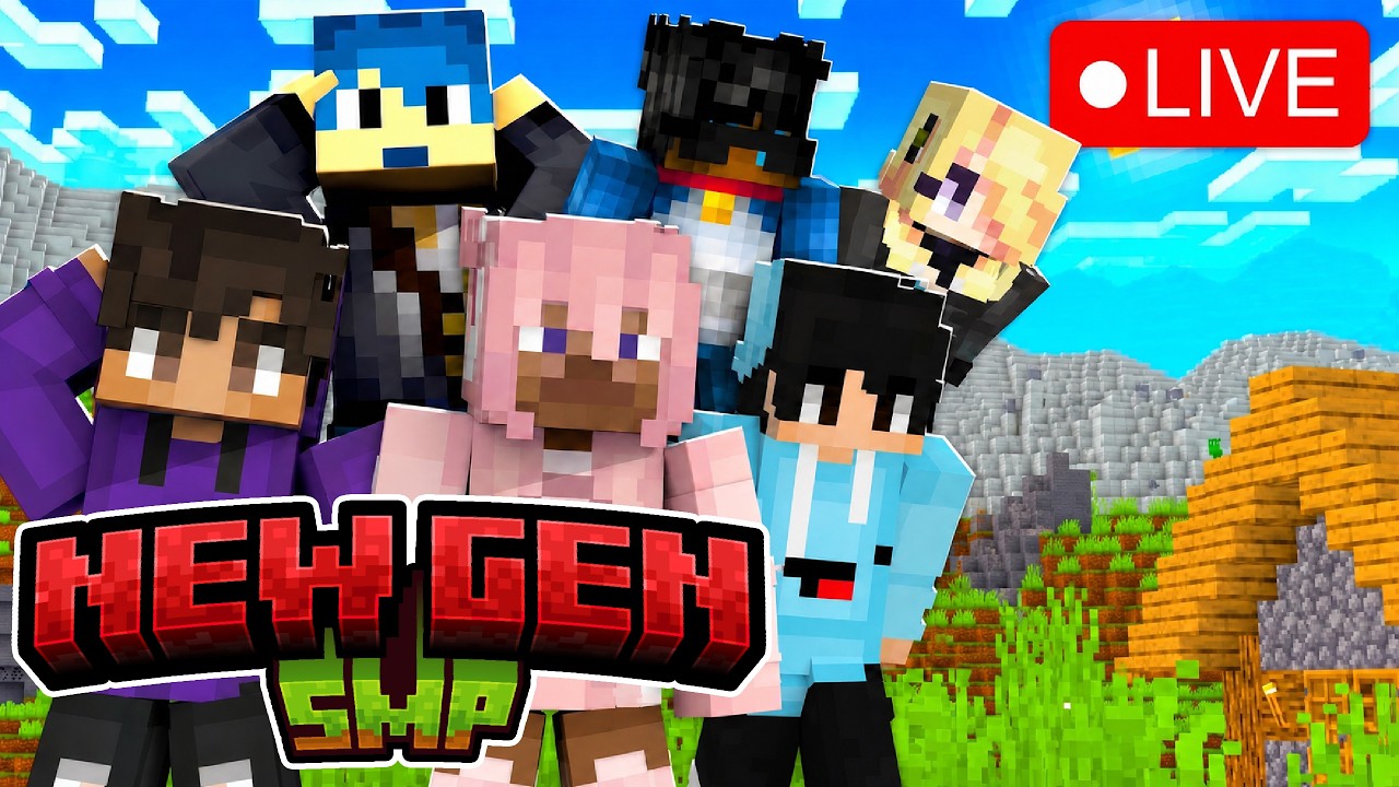 GIORNO 1 NELLA NEWGEN SMP DEGLI YOUTUBER su MINECRAFT!