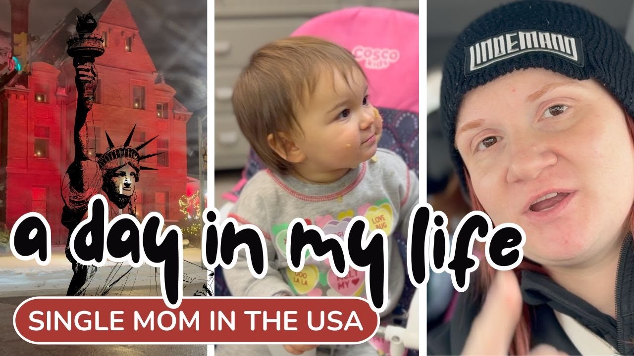 ❄︎ cleaning my apartment / opening gifts / exchanging custody / single American mother ❄︎ #vlog